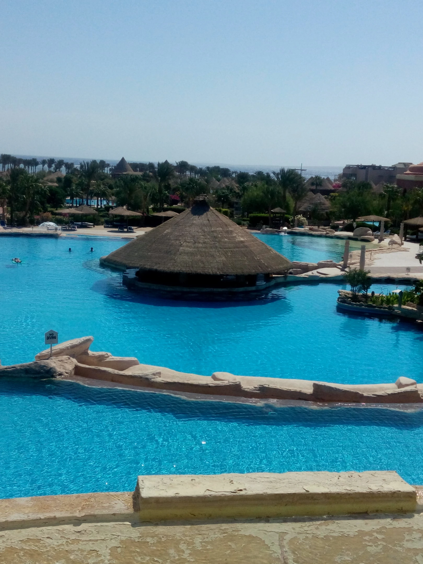 Resort pool in Sharm El Sheikh