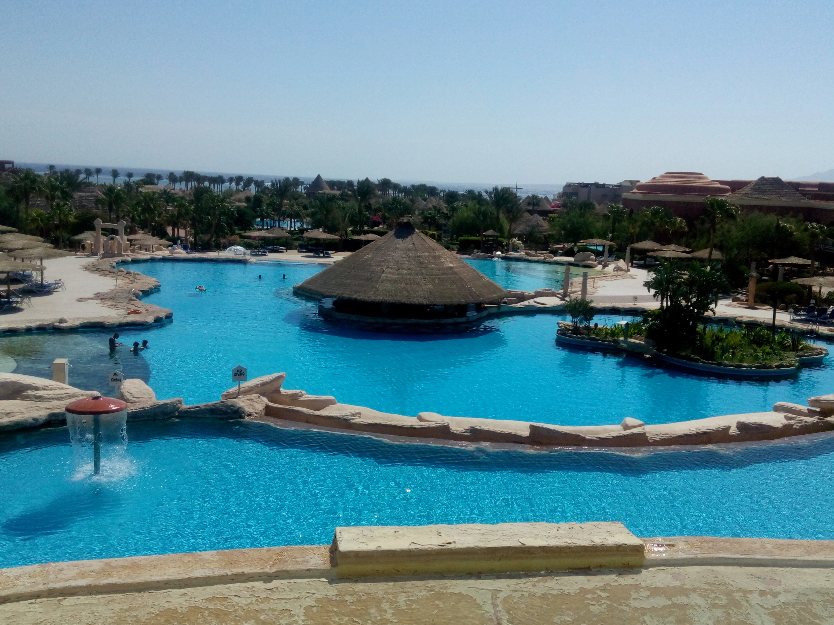 Resort swimming pool in Sharm El Sheikh